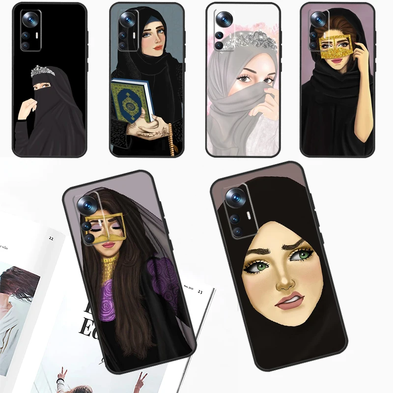 Исламский мусульманский Hijabi Girls для POCO M6 Pro X6 Pro X3 X5 F3 F5 M5s чехол для телефона Xiaomi 14 12T 11T 13T Pro 12 13 Lite