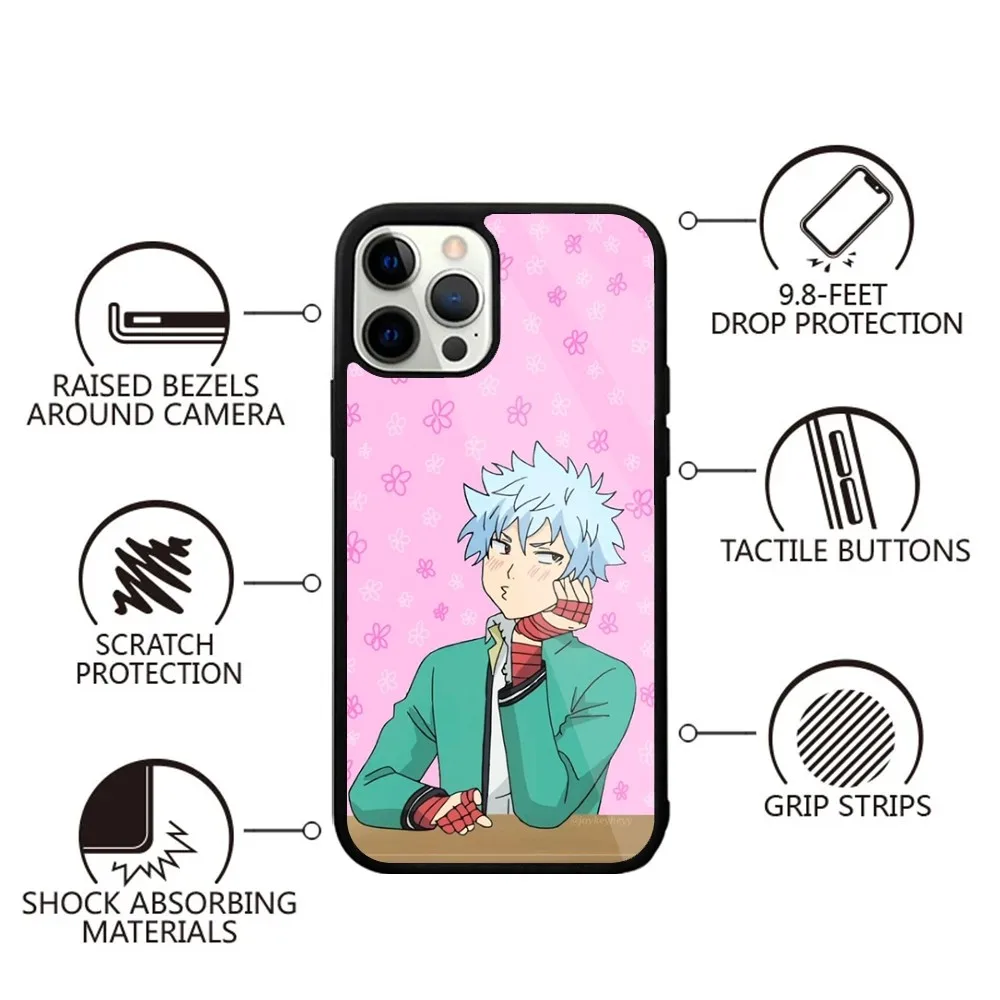 Фото D-разрушительная жизнь Saiki Kusuo чехол для телефона для iPhone 15,14,13,12,11,Plus,Pro,Max Mini Magsafe Магнитная Беспроводная зарядка №4