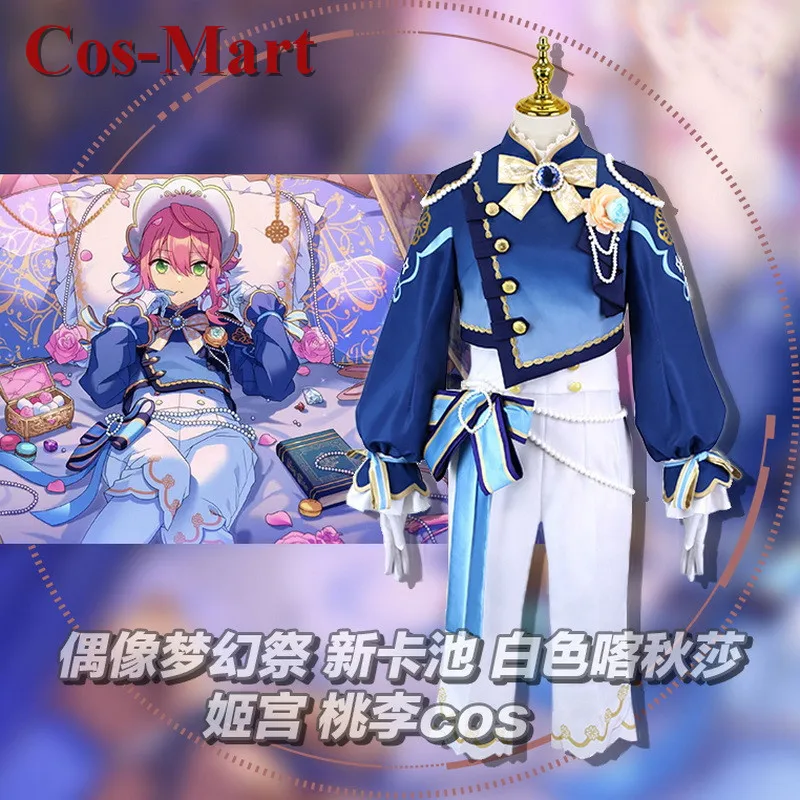 Cos-Mart игровой ансамбль звезды Химемия Тори косплей костюм синяя униформа костюмы Femlae Activity вечерние ролевые игры одежда новинка