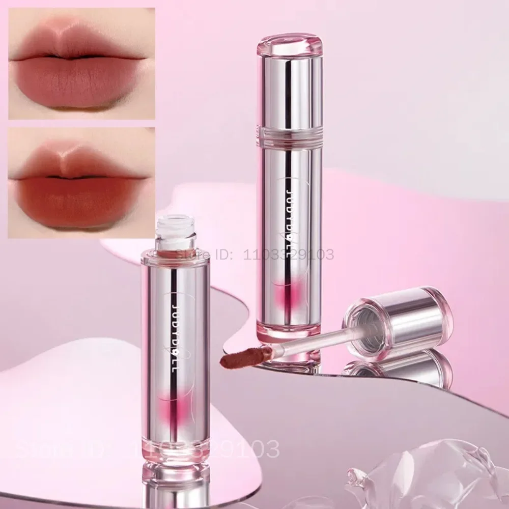 Judydoll Мягкий матовый крем для губ телесного цвета Коричневый водостойкий блеск для губ Длительный светлый кофейно-коричневый жидкая помада Косметика для макияжа