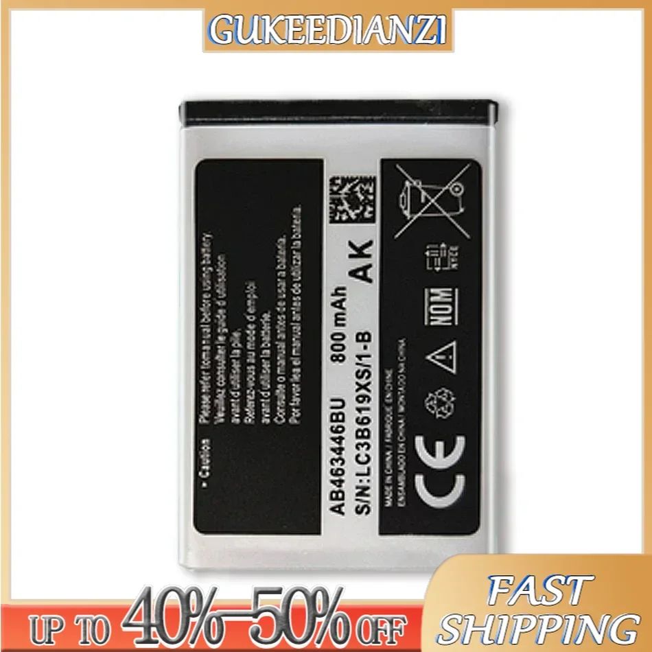 АБ 463446 БУ А 553446 БУ А 043446 Аккумулятор BE для Samsung GT-C3520 E1228 GT-E2530 E339 C3300K X208 B189 B309 GT-E2330 C5212 Bateria