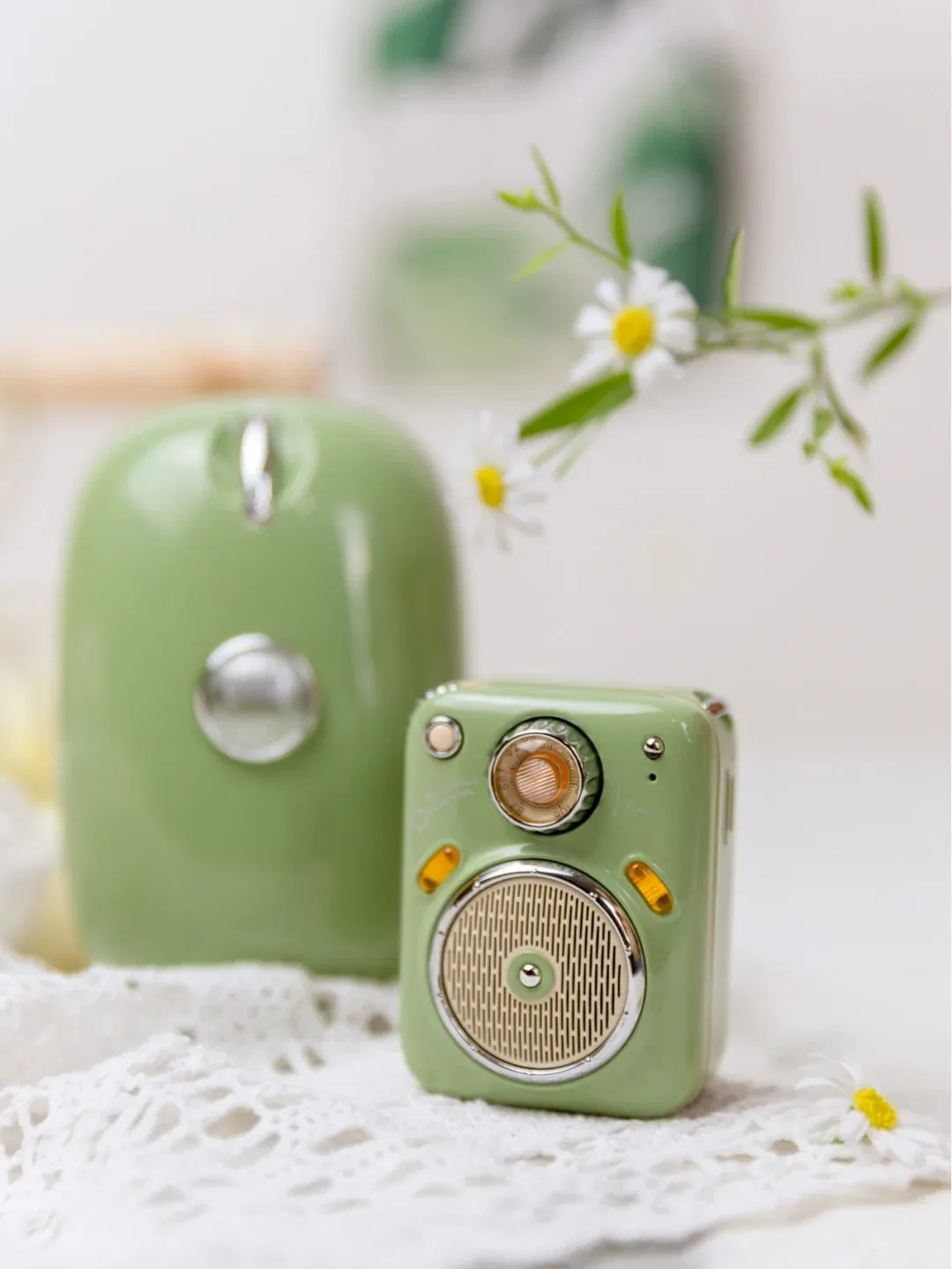 Divoom Beetles Bluetooth-динамик зеленый FM-радио уличный портативный умный беспроводной мини-динамик FM-радио сабвуфер подарок