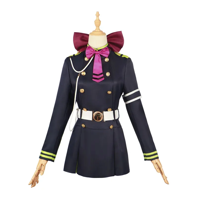 Аниме privence Owari No Seraph Owari No Seraph Hiiragi Shinoa Косплей Костюм Фиолетовая Униформа Аниме Полный Костюм Для Хэллоуина