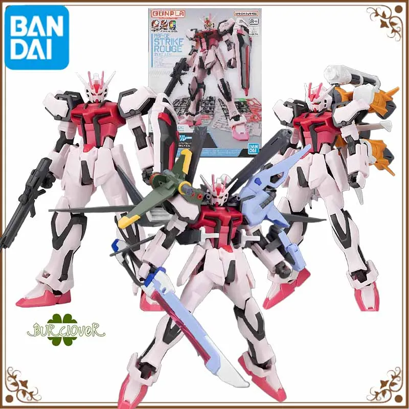 Bandai оригинальный GUNDAM EG ENTYP GRADE 1/144 STRIKE ROUJE аниме фигурка в сборе модель игрушки Коллекционная модель