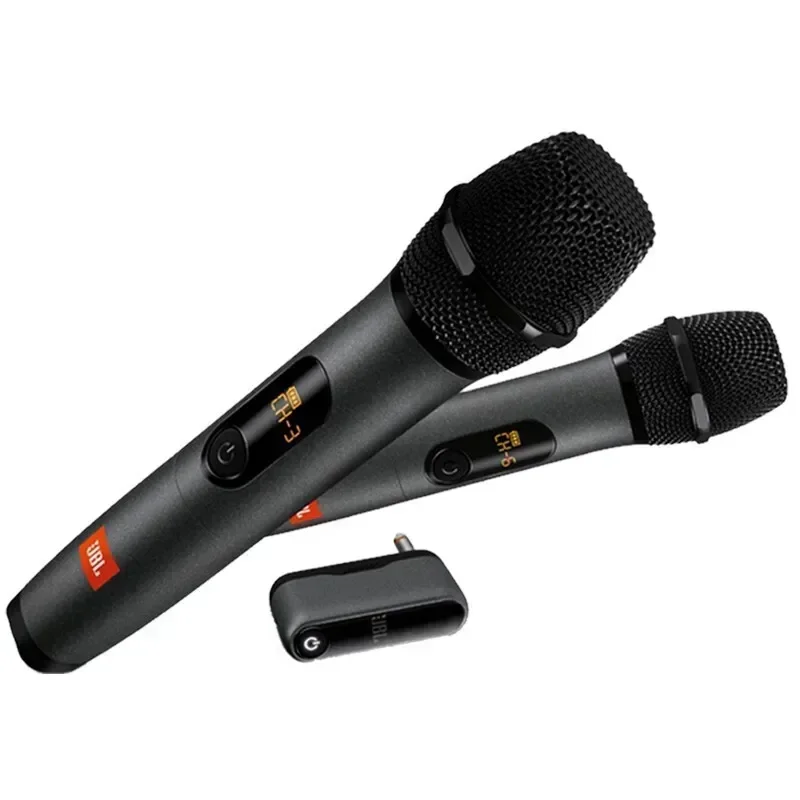 100% оригинальный JBL от одного до двоих, беспроводной микрофон, микрофон, UHF, двухканальный передатчик, домашний KTV, сценический DJ