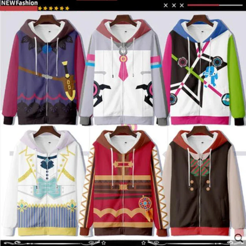 UmaMusume Pretty Derby Косплей Костюм Special Week Tokai Teio Grass Wonder Silence Suzuka Унисекс 3D Толстовка с капюшоном на молнии J PT19