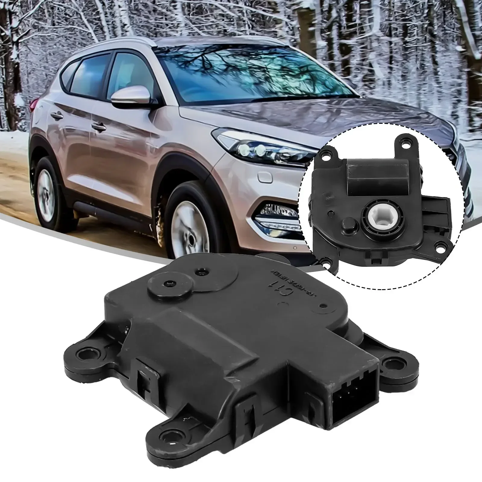 Привод воздухозаборника HVAC для Hyundai Tucson Palisade для Kia Sportage, электрические компоненты высшего класса с прямой посадкой, черный