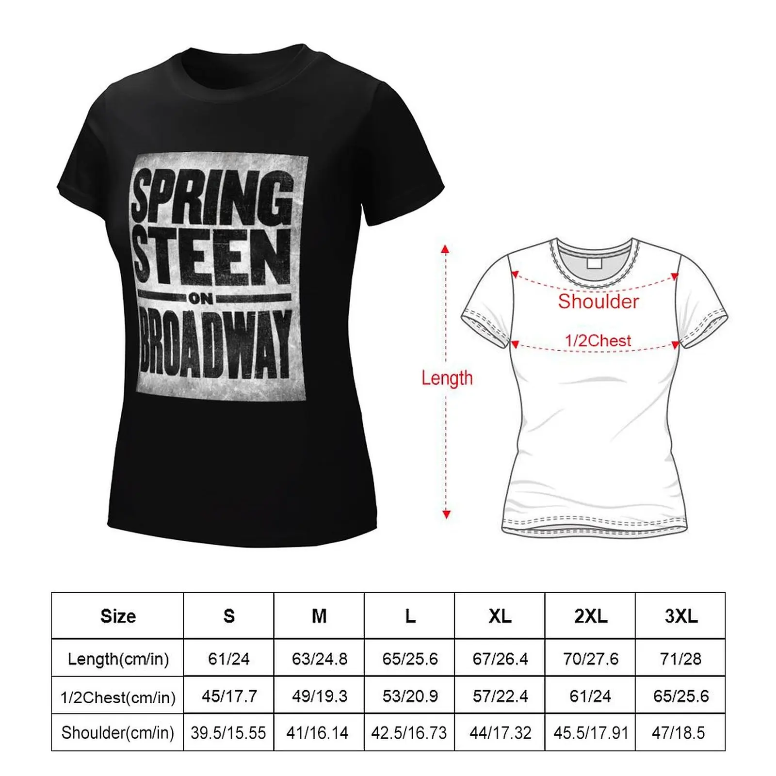 Футболка Springsteen на Бродвее, топы для женщин (art.: 3920c78eb50e2) - 3920c78eb50e2