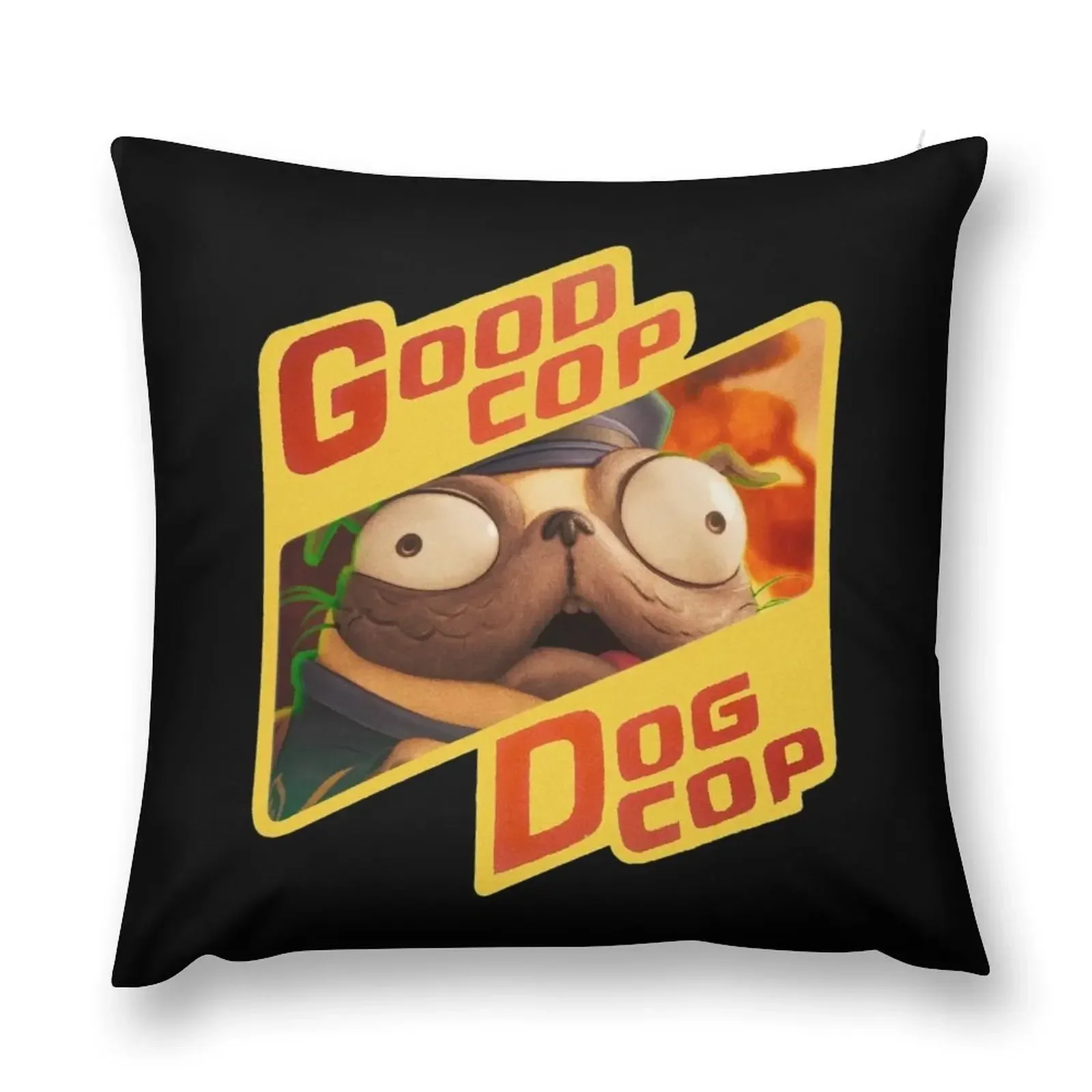 Подушка Good Cop Dog Cop, рождественская подушка для дома, рождественские принадлежности, клетчатая подушка для дивана