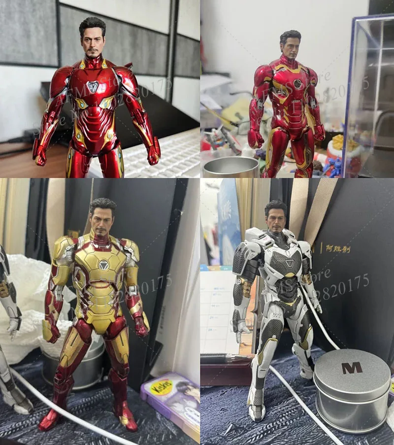 Фото Модель экшн-фигурки Manipple Studio 1/10, мужской солдат, стальной герой, голова Тони, модель для самостоятельной сборки ZD, игрушки MK3, MK4, MK5, MK6, MK7 №2