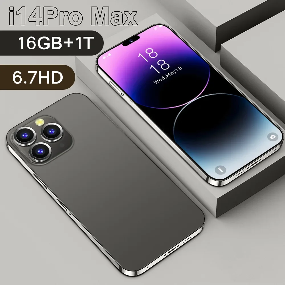 Цена активности Трансграничный смартфон I14ProMax Оптовая цена Цельный источник 16 + 1 ТБ Прямая цена с завода Вентиляторы мотоциклов