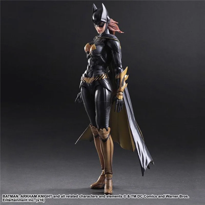 Фото Фигурка Play Arts Batman Arkham Knight NO.5 Batgirl, фигурки из ПВХ, Коллекционная модель, игрушки Firugine, подарки для друзей №4