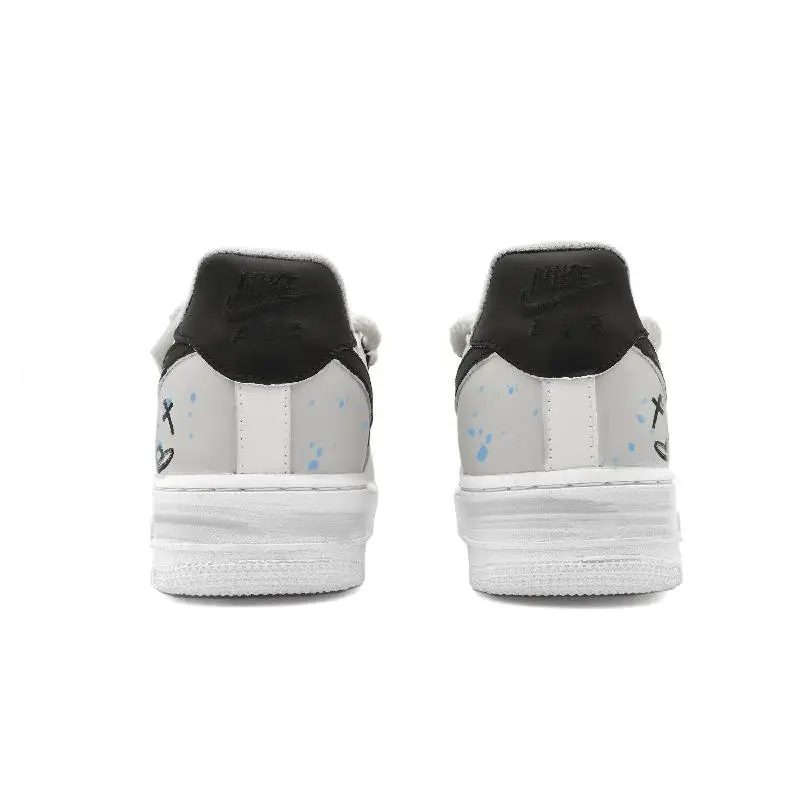 Фото 【Настроить】Nike Air Force 1 Обувь для скейтбординга Мужские кроссовки CW2288-111 №4
