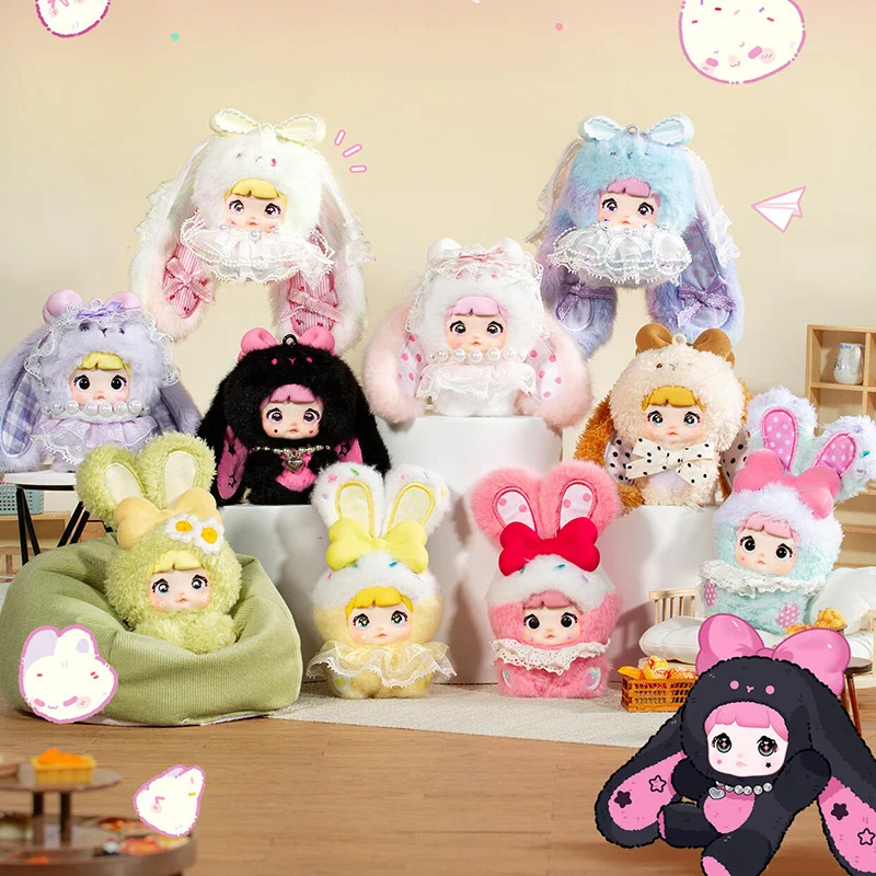 Фото Sweetheart Bunny Series Nommi Mi Bao виниловая кукла с лицом слепая коробка кулон орнамент модный подарок-сюрприз для девочек №4