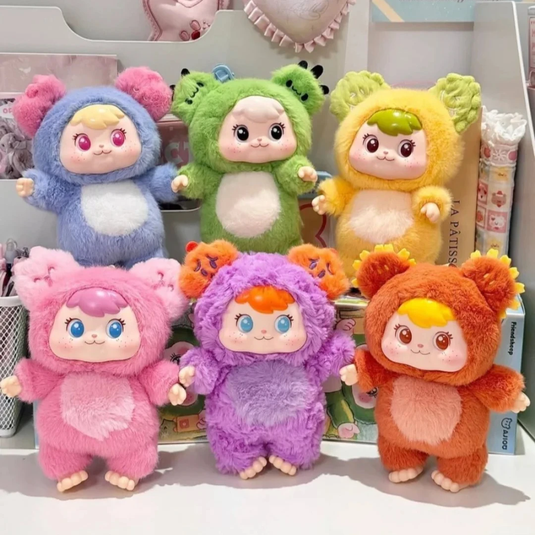AJIOO Plant Spirit Series Blind Box Kawaii AJIOO Cute Anime Mystery Box Sheep Action Figure Surprise Bag Pendant Keychain Gift
