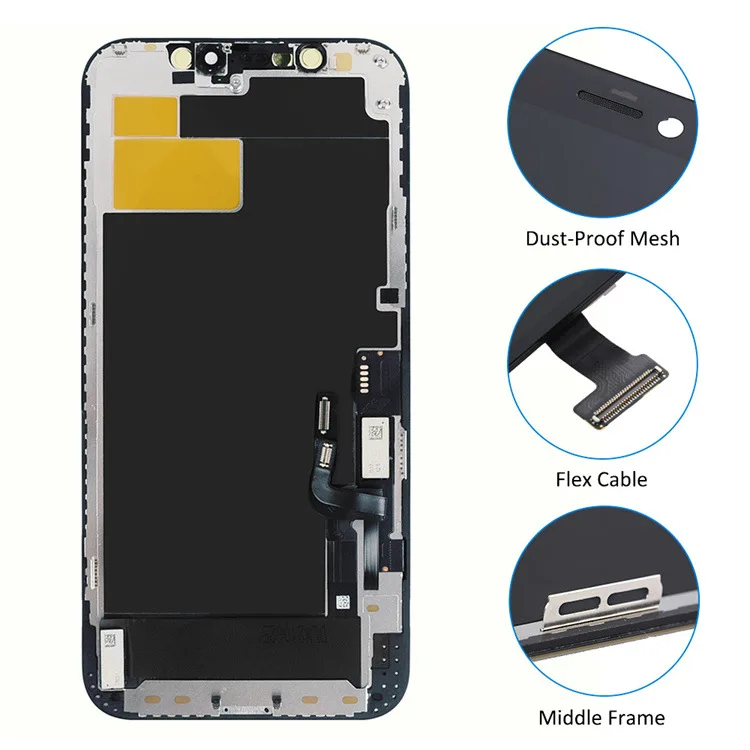 Фото Новый ЖК-дисплей JK Incell для iPhone X XR XS Max 11 11Pro Max 12PRO, сенсорный экран с дигитайзером в сборе, без мертвых №2