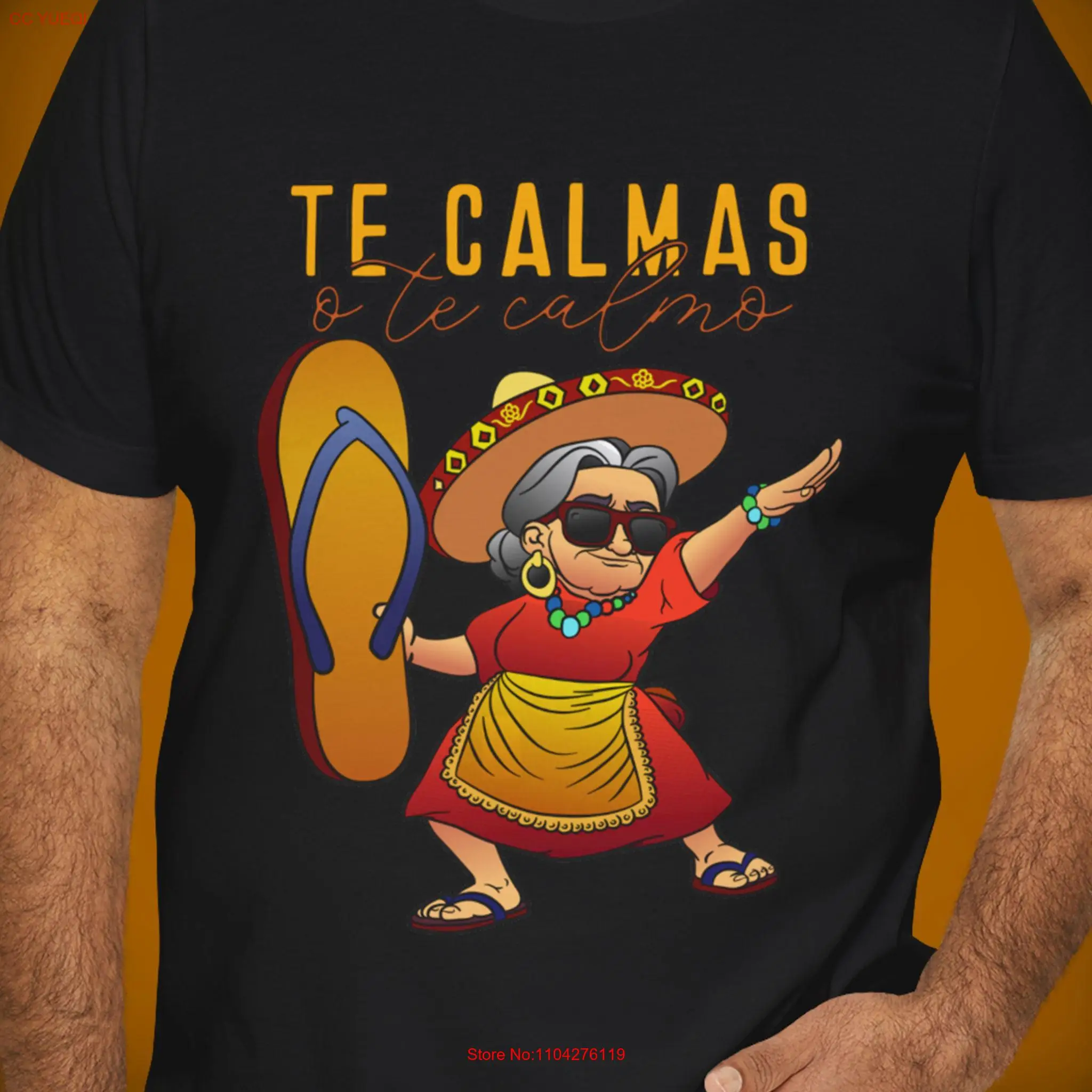 Футболка Te Calmas o Calmo, забавный мексиканский юмор, шлепанцы, повседневный дизайн для семьи, друзей, латиноамериканской культуры