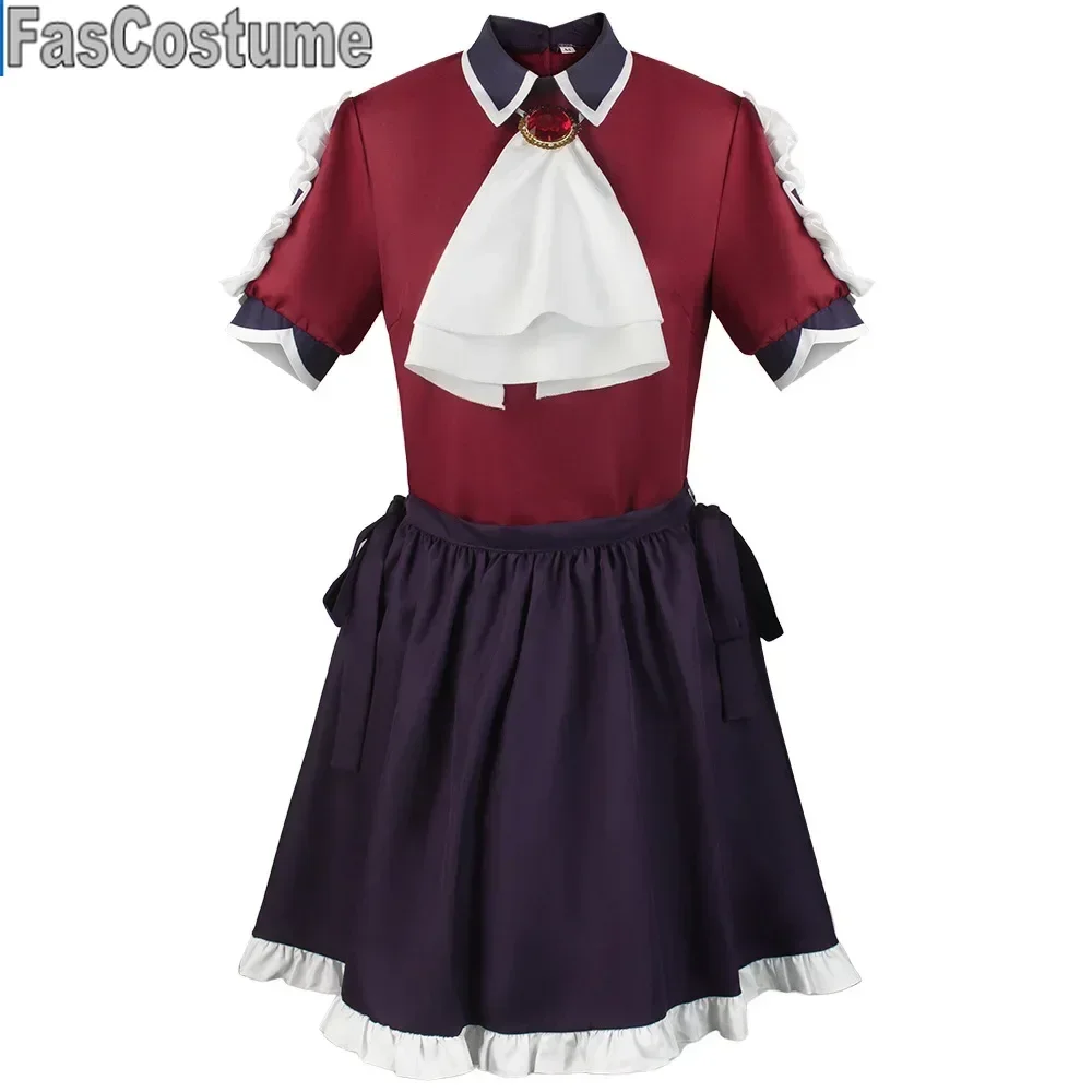 Костюм Oshi no Ko Ruby Hoshino/Arima Kana/MemCh, пение, костюм для косплея, парик, наряд ведьмы, горничной, детский женский костюм для маскировки на Хэллоуин