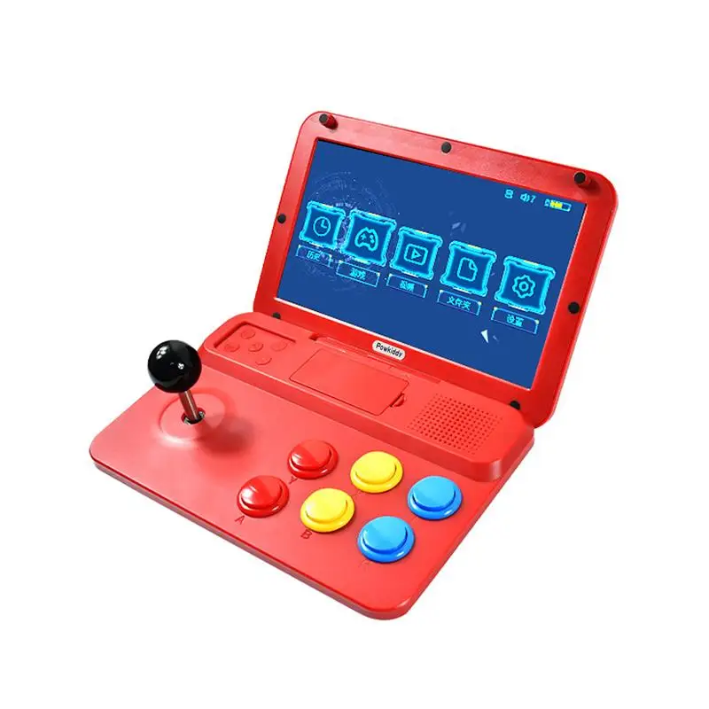 Powkiddy A13 игровая консоль 10-дюймовый большой экран съемный джойстик HD выход мини аркадные ретро игровые плееры