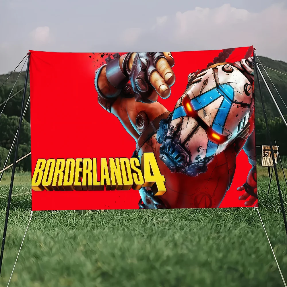Игра B-Borderlands 4, флаг для кемпинга, бара, пикника, вечеринки, украшения дома, баннер (art.: 3920d1febf5da) - 3920d1febf5da
