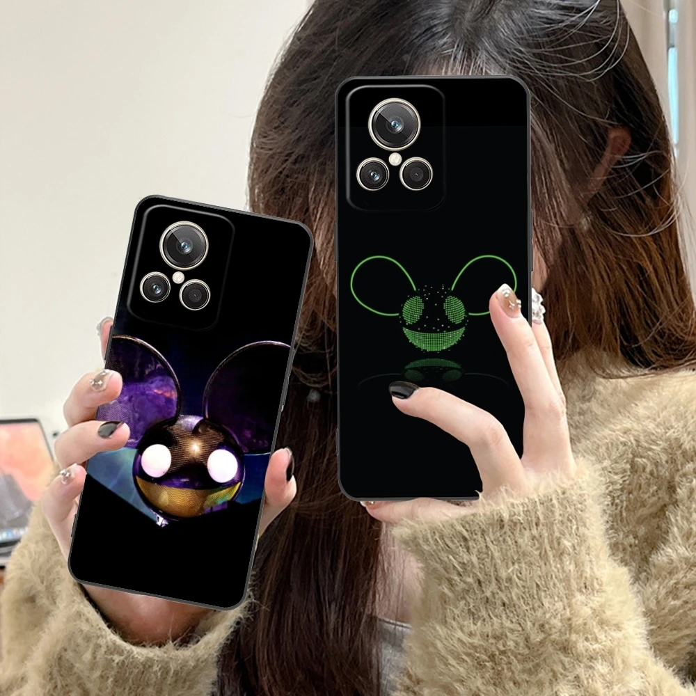 Крутой мобильный телефон DJ Deadmau5 для Realme GT 2 9i 8i 7i Pro X50 X2 C35 C21 C20 C11 C3, черный мягкий чехол для телефона Чехлы и чехлы для мобильных телефонов