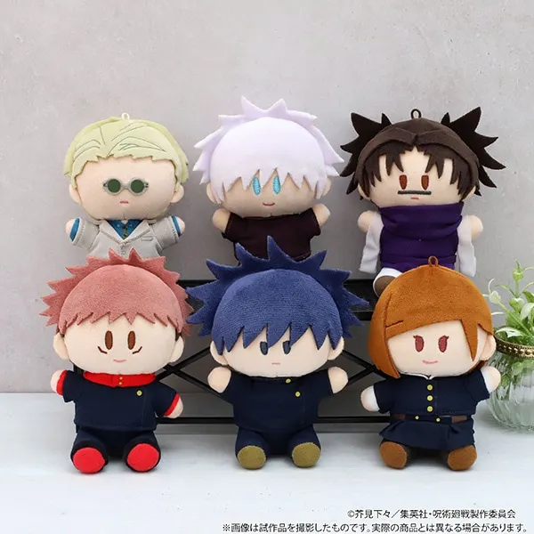 Фото Stuffed Jujutsu Kaisen Genuine Movic Plush Doll 10cm CHOSO Nanami Kento Gojou Satoru Itadori Yuuji Fushiguro Puppet Toys for Fan №2