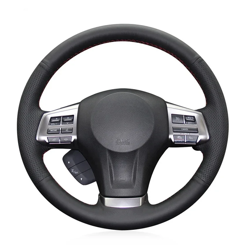 Искусственная кожа черного цвета для Subaru Forester Impreza 2012-2016 Legacy Outback 2012-2014 XV 2013-2015