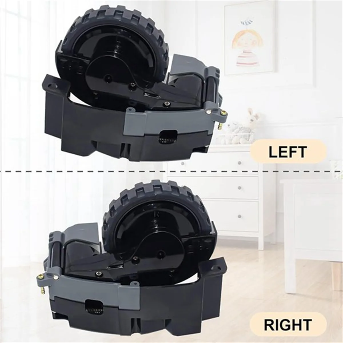 Фото Модуль приводного колеса для IRobot Roomba I7 I7+ I8 I3 I6+/Plus E5 E6 E7 J7 J7+ J6+ Запасные части для пылесоса R №3
