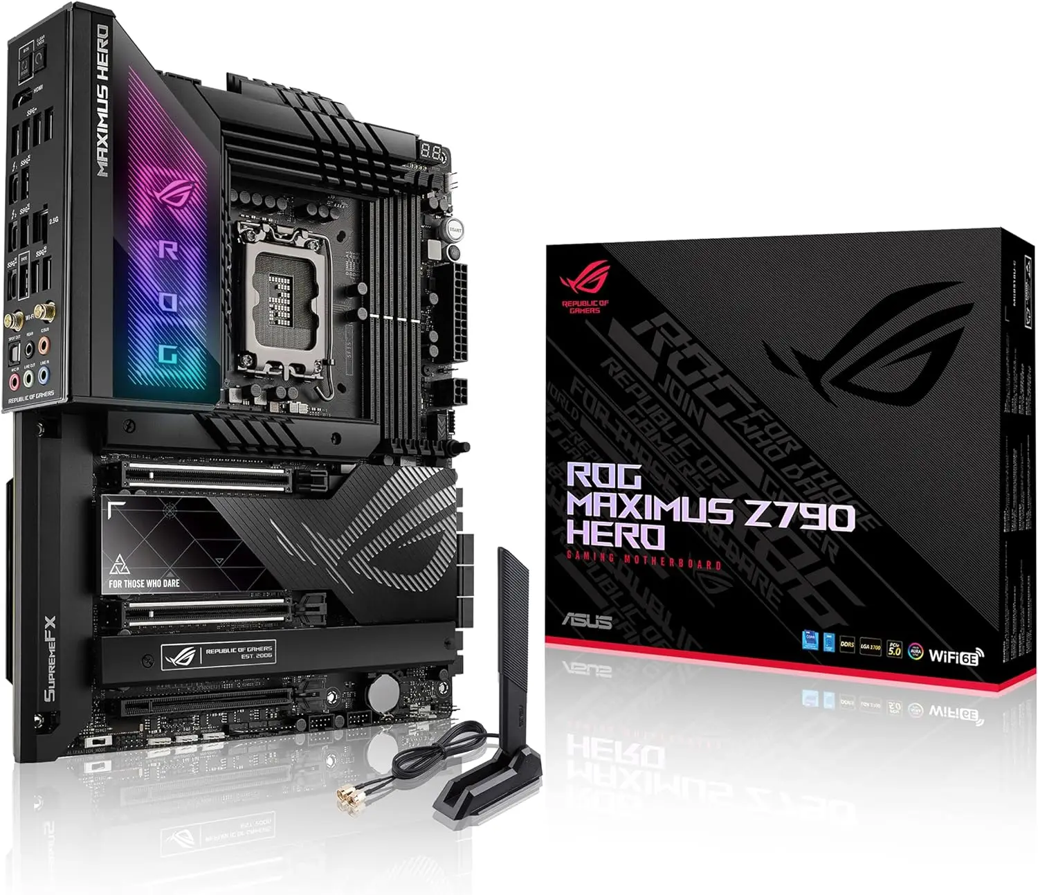 Горячая продажа материнской платы A-SUS ROG MAXIMUS Z790 HERO-O поддерживает процессор DDR5 13900K/13700K (Intel Z790/LGA 1700)