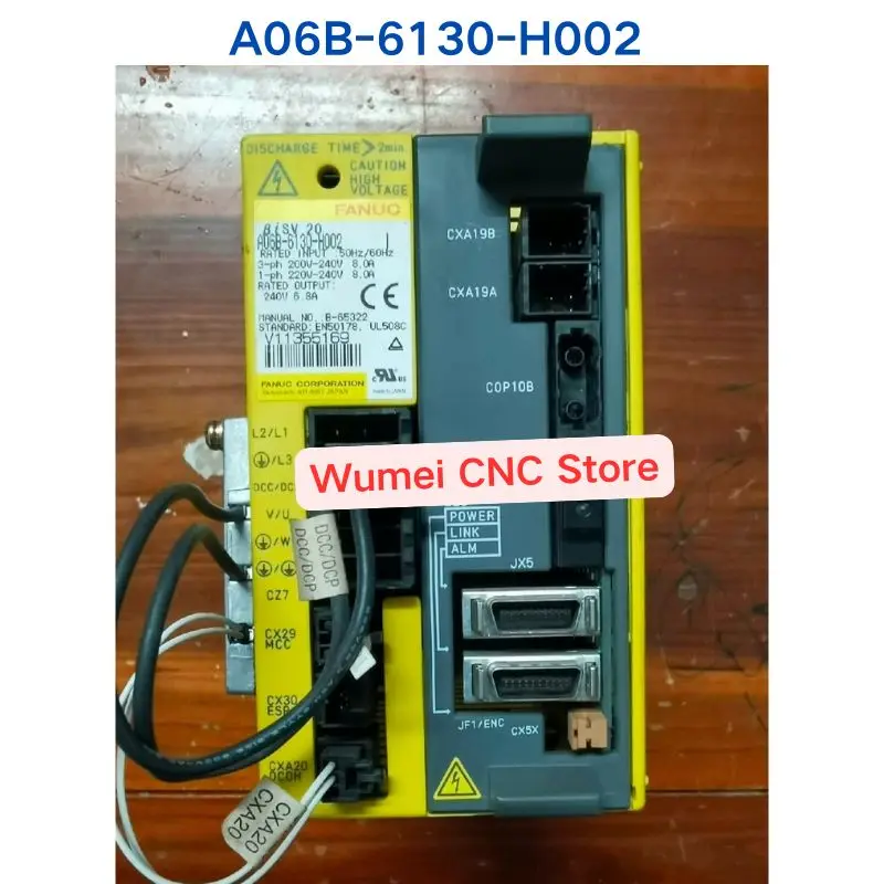Б/у тест ОК Сервопривод A06B-6130-H002 Быстрая доставка