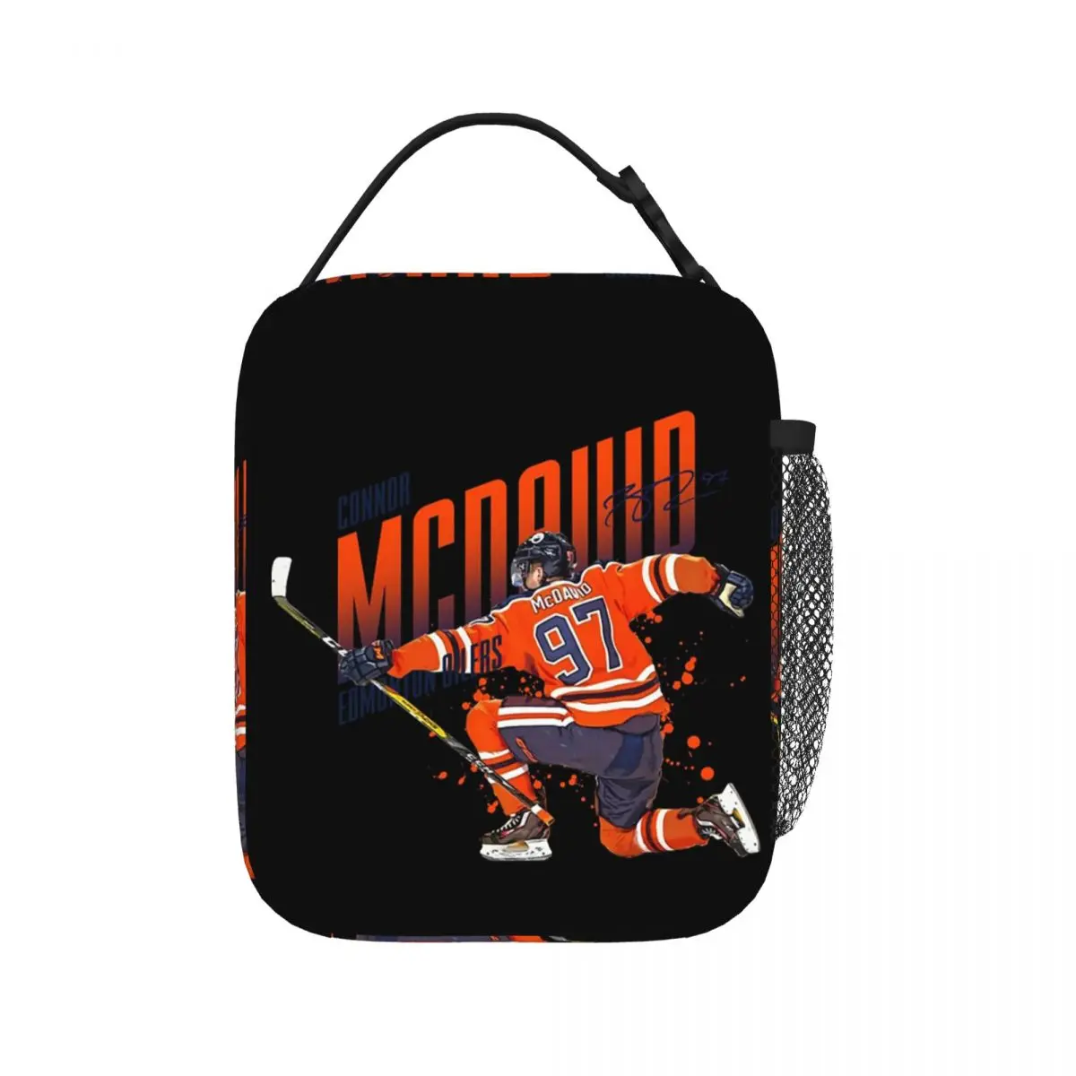 Connor McDavid 97 для фанатов Edmonton Oilers, сумки для обеда, сумка для обеда, термосумка, герметичные сумки для пикника для женщин, работы, детей, школы