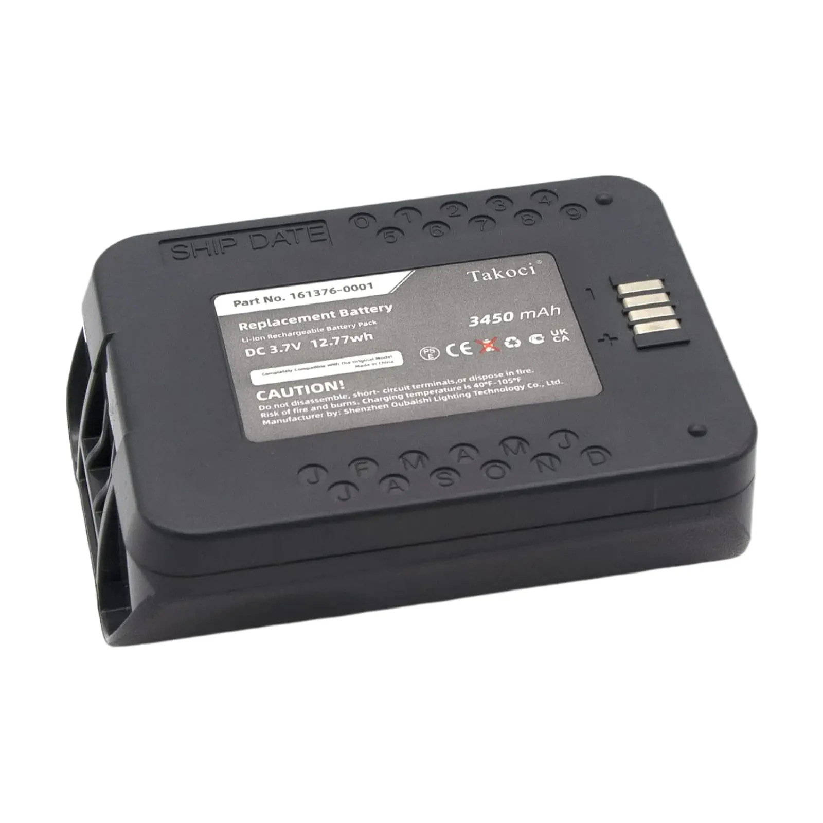 Сменный аккумулятор для LXE MX8 161376-0001, MX8A380BATT 3,7 в/3350 мАч