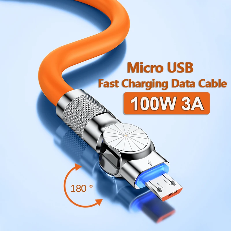 Фото USB-кабель для Samsung Galaxy S7 Edge S6 Note 100 Sony Kindle PS4, 6/5 Вт, 3 А №3