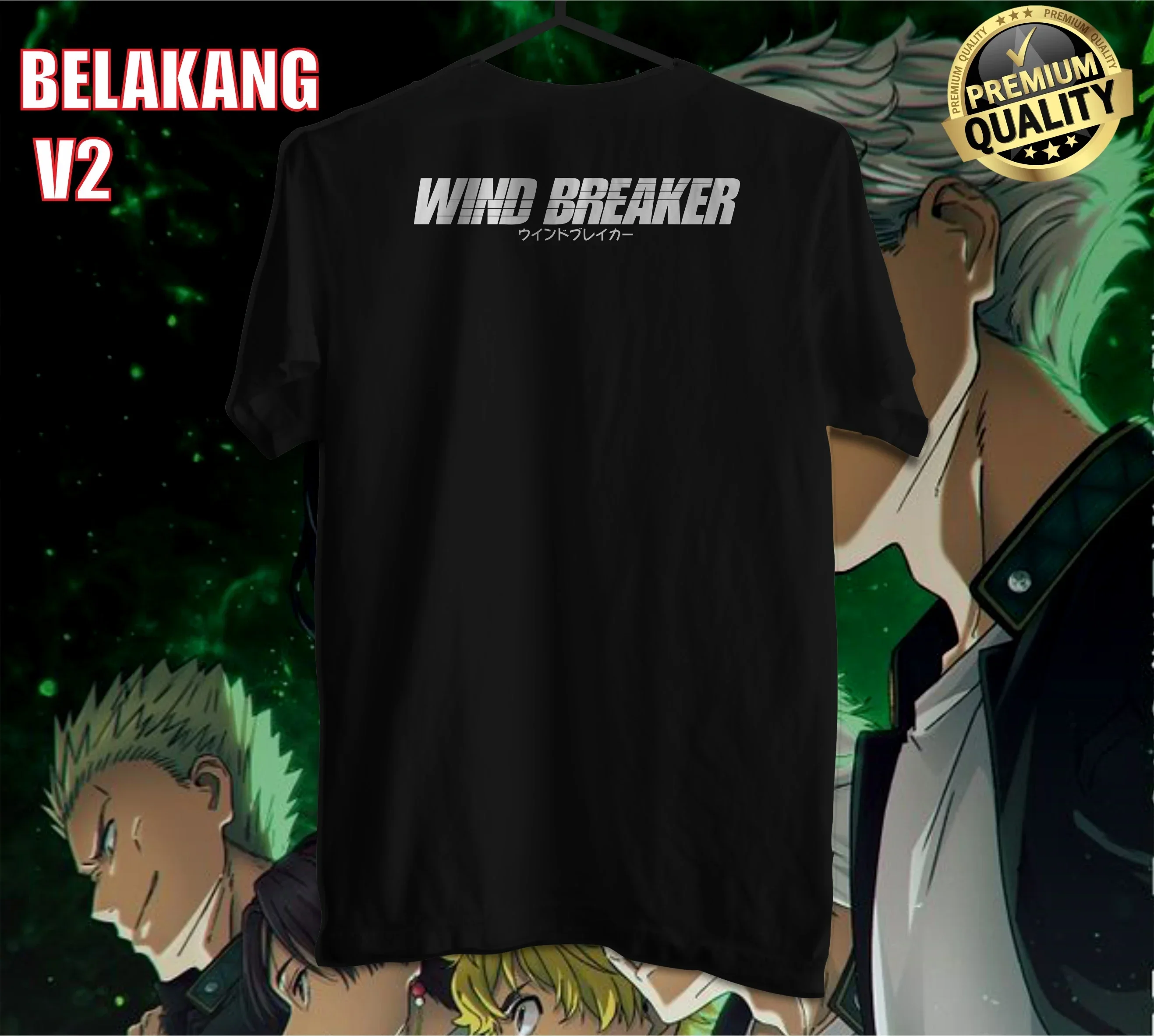 Kaos футболка Baju Anime Windbreaker Sakura Haruka Windbreaker Haruka Sakura Kotoha Tachibana Hajime Umemiya Furin (art.: 3920d10e78280) - 3920d10e78280