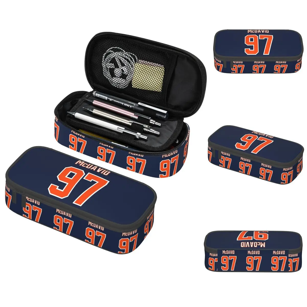Connor McDavid 97 для Edmonton Oilers Fans пенал для мальчиков и девочек подарки коробка для ручек пенал канцелярские принадлежности сумка-держатель для ручек Школьные принадлежности