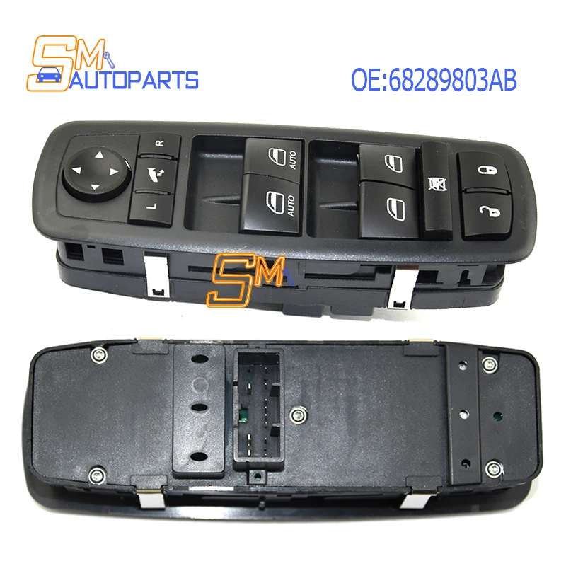 Новый переключатель управления стеклоподъемником для Jeep Mopar Grand Cherokee 2016-2019 68289803 АБ 68319803 Автомобильные аксессуары AA