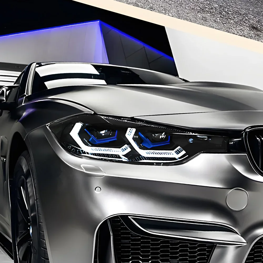 Для BMW 3 серии F30 F35 320i 325i 330i 2013-2019 автоматические фары в сборе, обновление светодиодного лазерного стиля, аксессуары для линз проектора