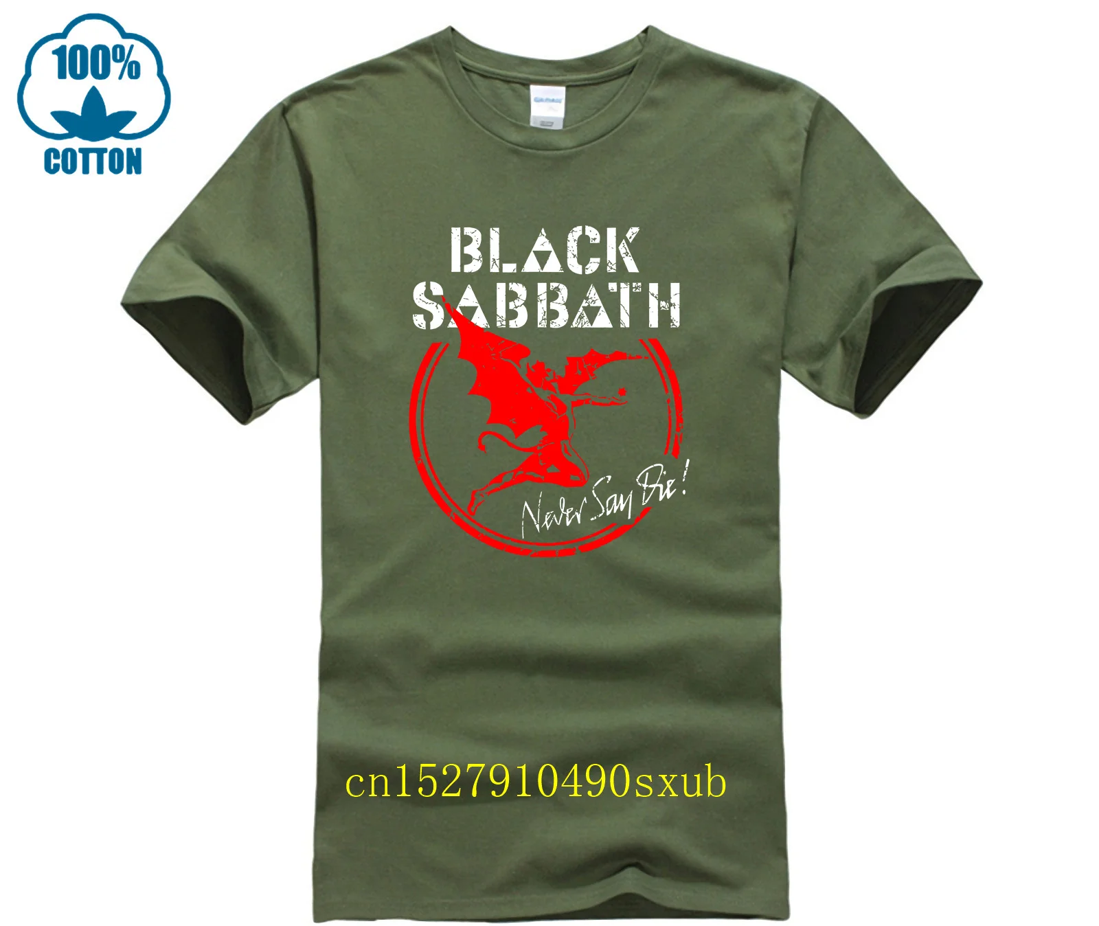 Фото Официальная черная футболка Sabbath Never Say Die Футболка Archangel №2