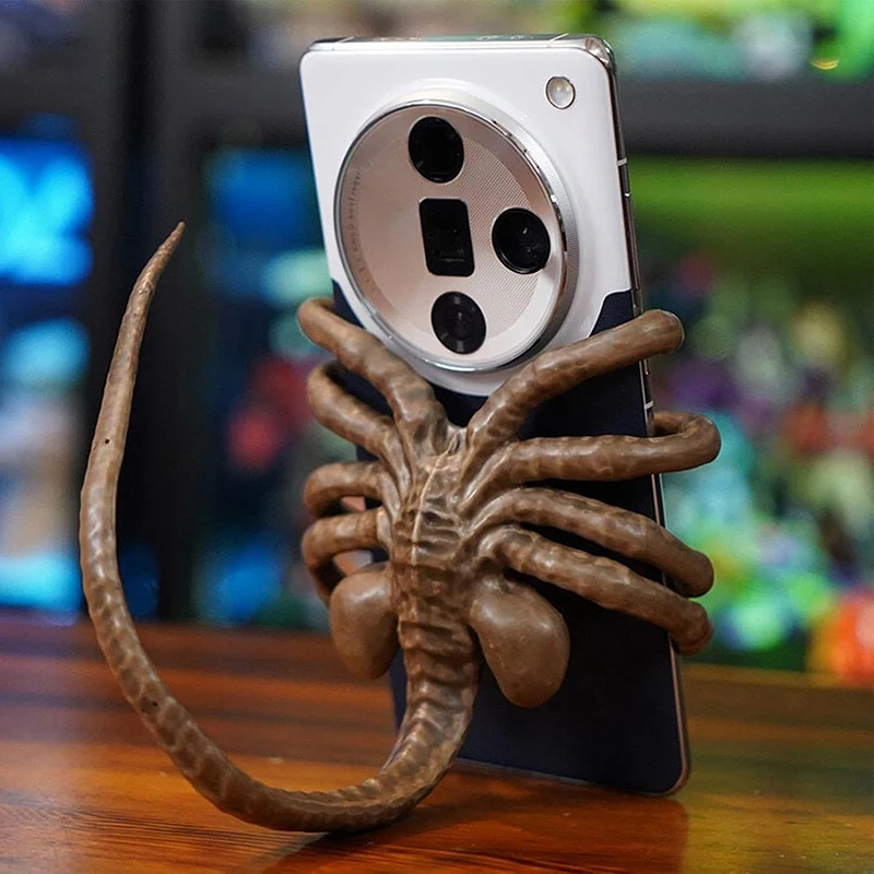 Alien Xenomorph Facehugger Подставка для мобильного телефона Настольная универсальная подставка для мобильного телефона Креативная модель Фигурки Украшение