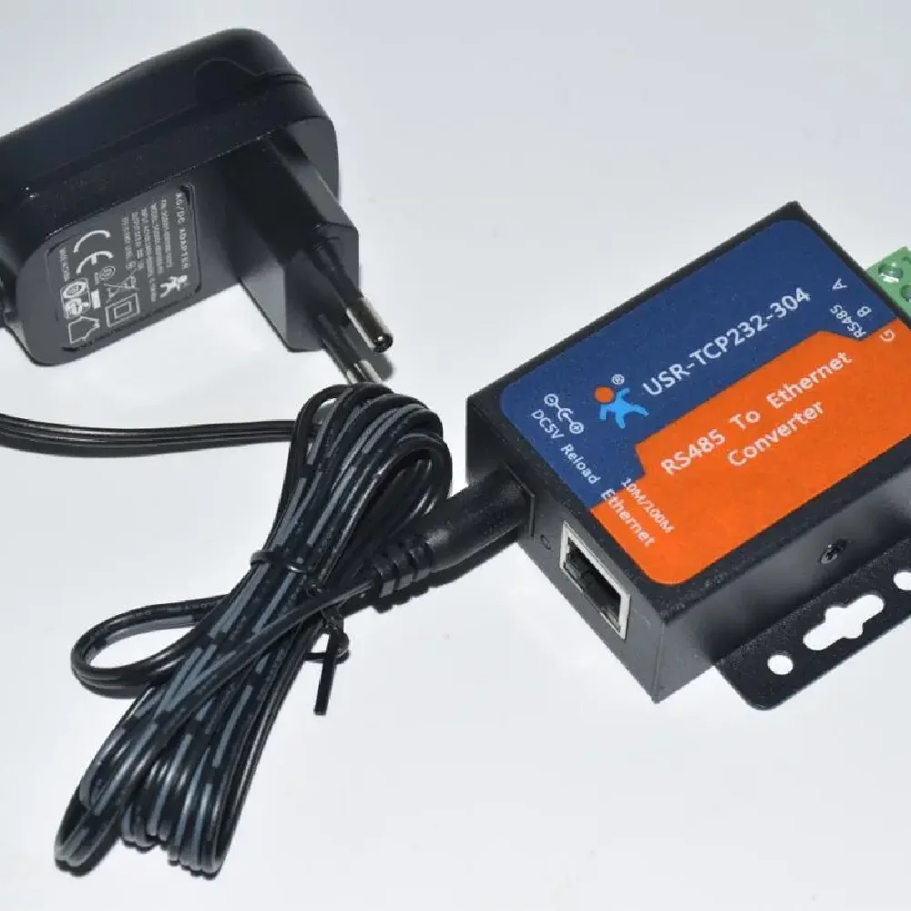 Новый последовательный порт Modbus, преобразователь RS485 в Ethernet, сервер USR-TCP232-304, передача данных DHCP/DNS, поддержка