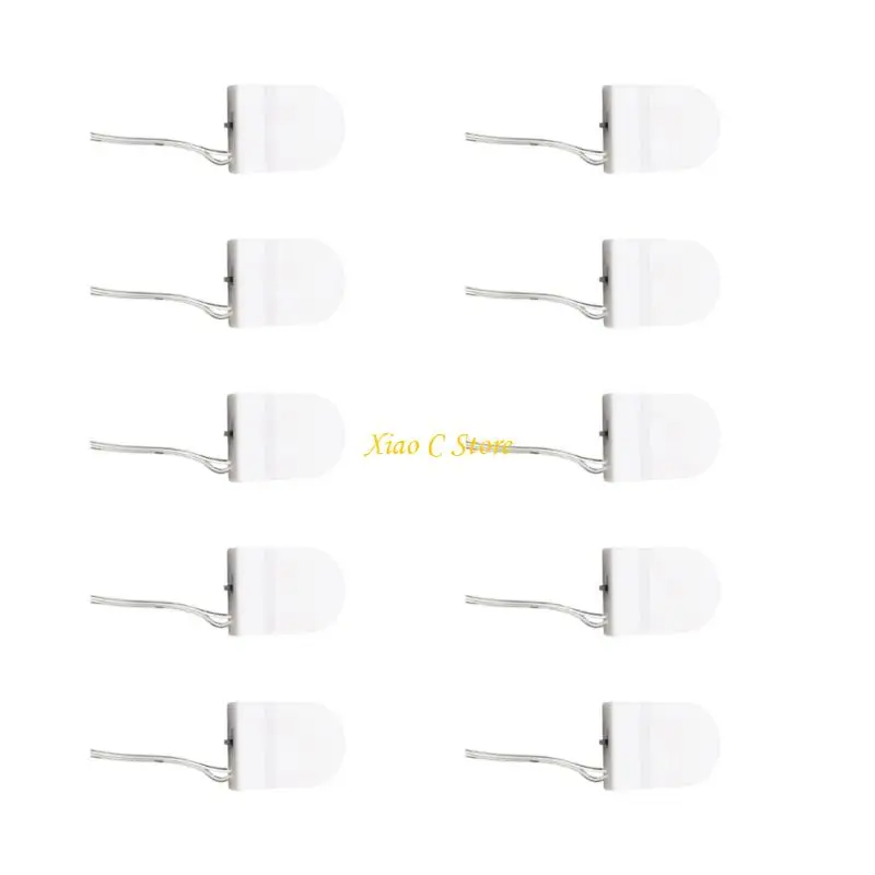 Фото Y1AE 10pcs/Set Top Case Battery для хранения батареи для ячейки CR2032 LIR2032 имеют механизм энергосбережения. №4