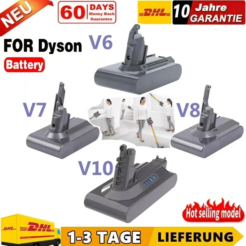 Сменный аккумулятор для пылесоса Dyson V6 V7 V8 V10 Series SV12 DC62 SV03 SV05 SV10 SV11 sv10 SV12