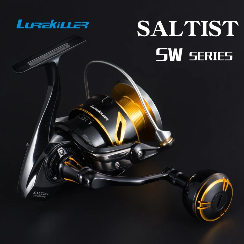 Катушка рыболовная Lurekiller, бобина с металлическим корпусом, SW4000XG/5000XG/6000HG/10000HG, для морской рыбалки, оригинал, сделано в Японии