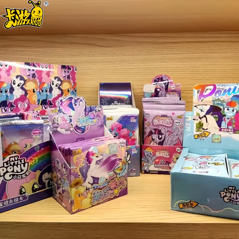100% натуральная Kayou Little Pony, волшебные карты дружбы, милые забавные вечерние карты дружбы, Eternal Huiyue Pack, коллекционная карта Хобби и коллекционирование