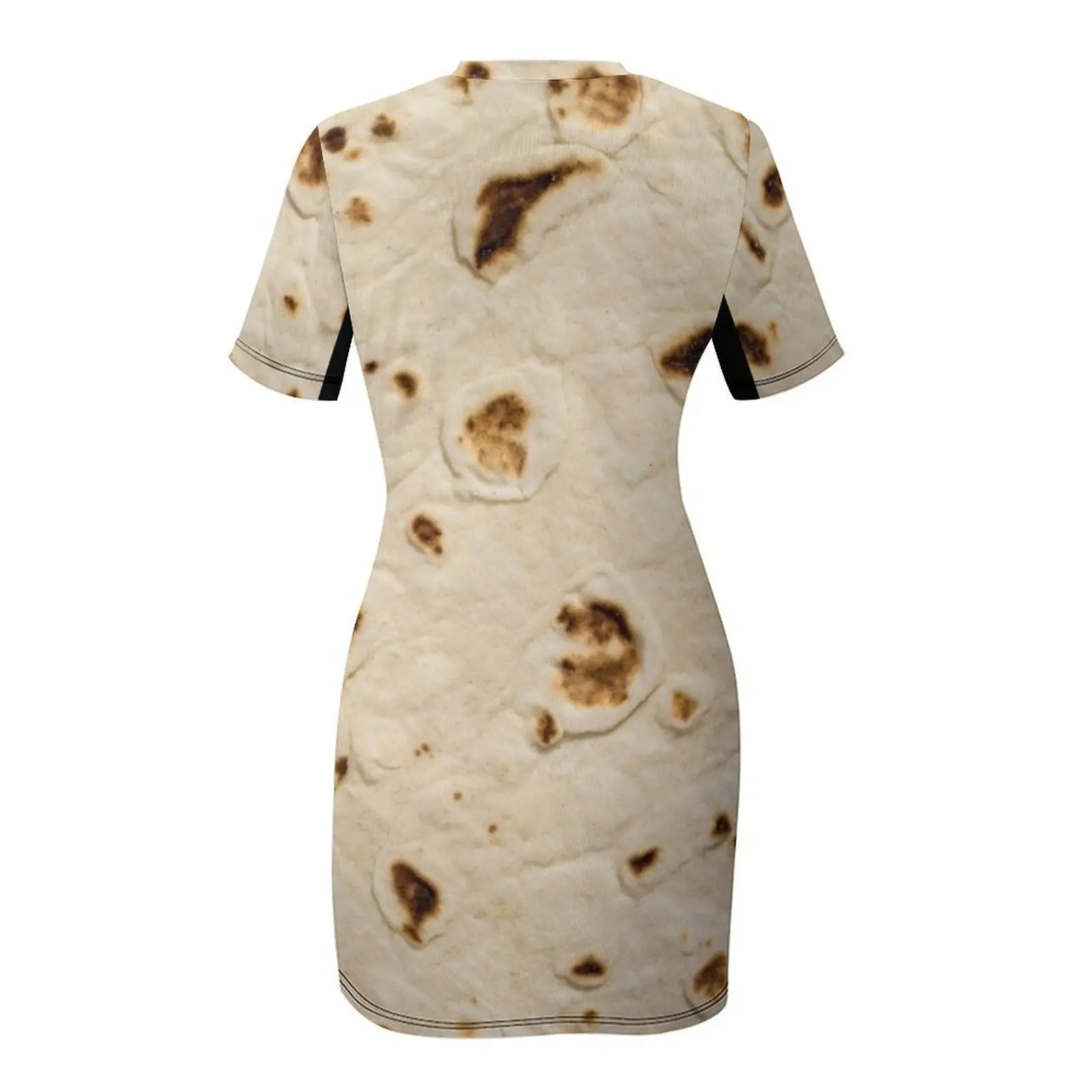 Фото Платье Burrito Tortilla с запахом и короткими рукавами, вечернее платье, женские платья, летнее женское платье 2025 года №5