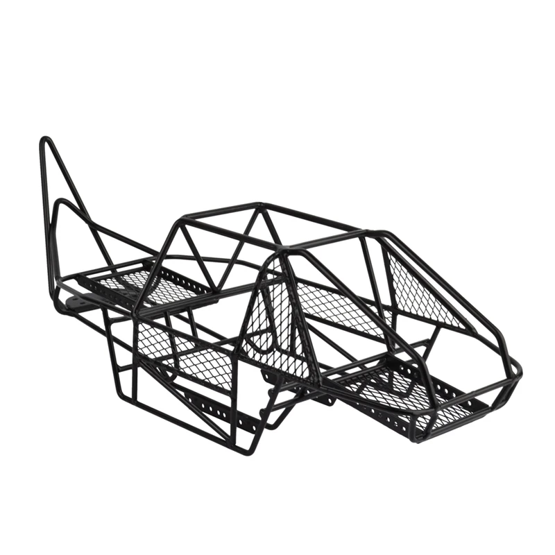 Стальная каркасная рама, корпус, черное шасси для осевого SCX10 90027 90022 1/10, RC Rock Car, гусеничный альпинистский грузовик, детали