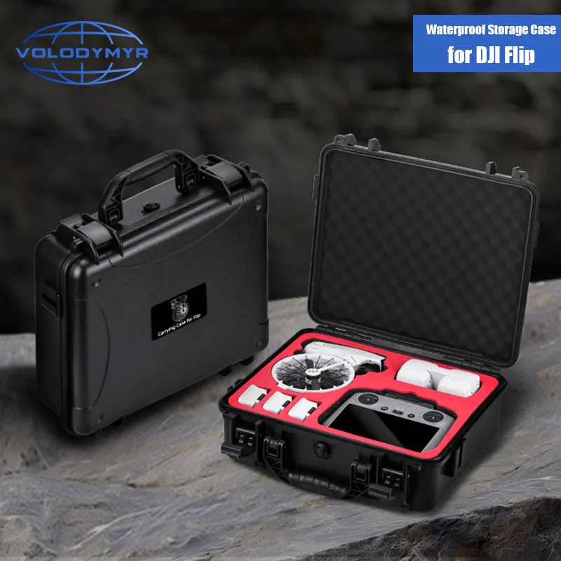 Взрывозащищенная коробка VOLODYMYR для DJI Flip Fly, более комбинированный жесткий чехол для хранения, дорожный портативный чехол, сумка на плечо, аксессуар для дронов