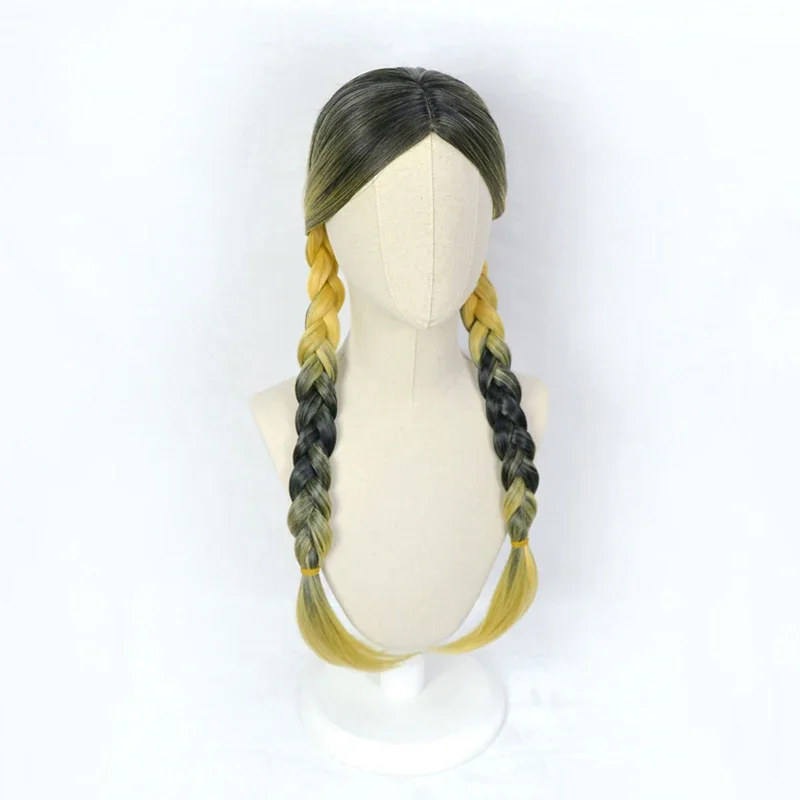 Токио Мстители Haitani Ran Braids Длинный парик Косплей Костюм Термостойкие синтетические волосы Tenjiku Rokuhara Tandai Женские парики