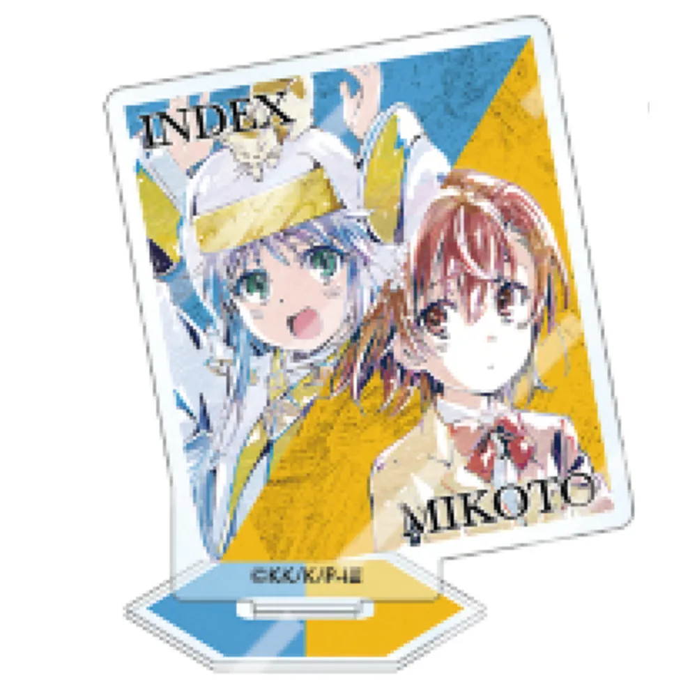 Фото Игра Kamijou Touma Hamazura Shiage Mikoto Misaka акриловая подставка кукла аниме фигурка модель косплей игрушка для подарка №2