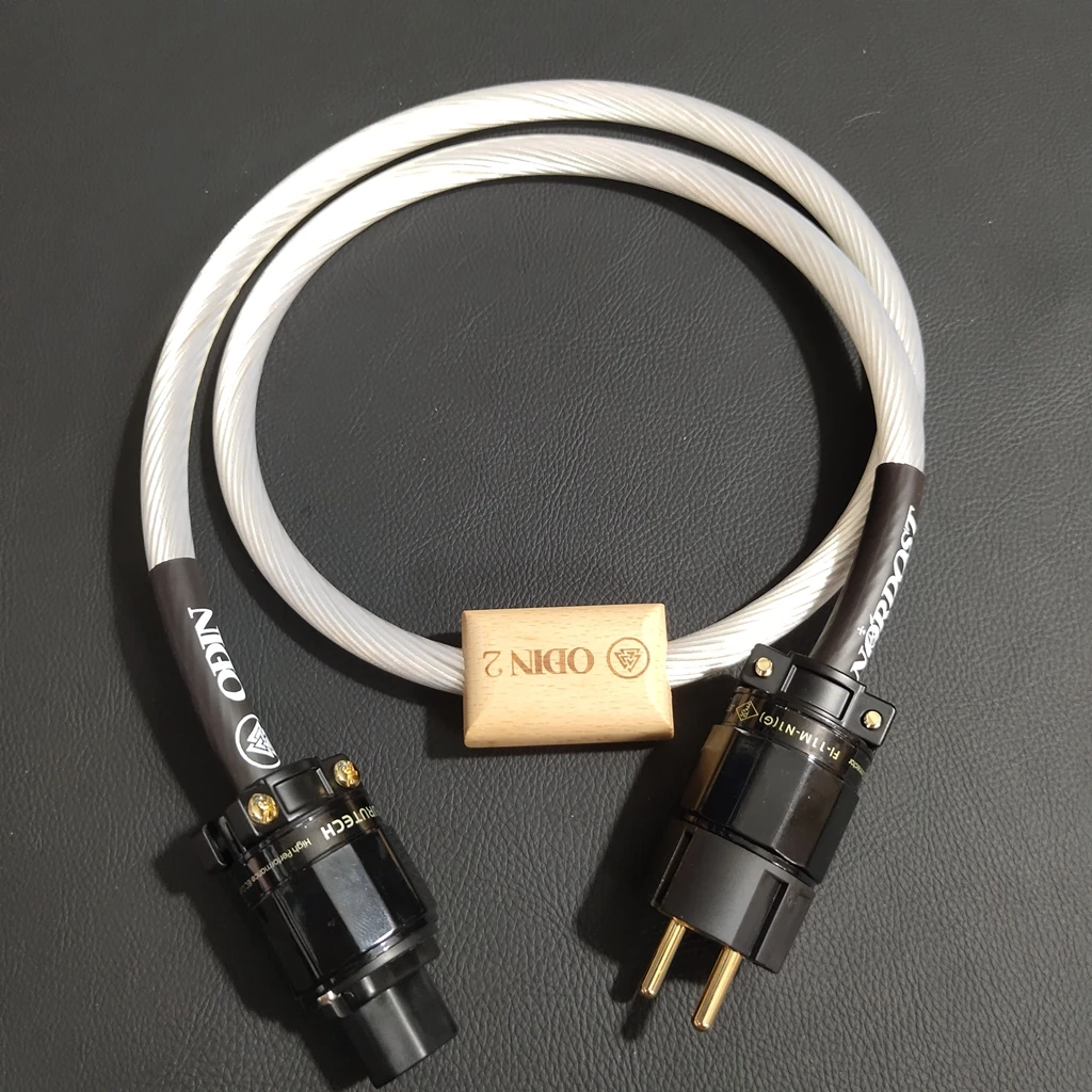 Высококачественный Кабель питания Nordost Odin с покрытием из стерлингового серебра 7N, отличный аудиошнур питания с разъемом питания FURUTECH для ЕС/США